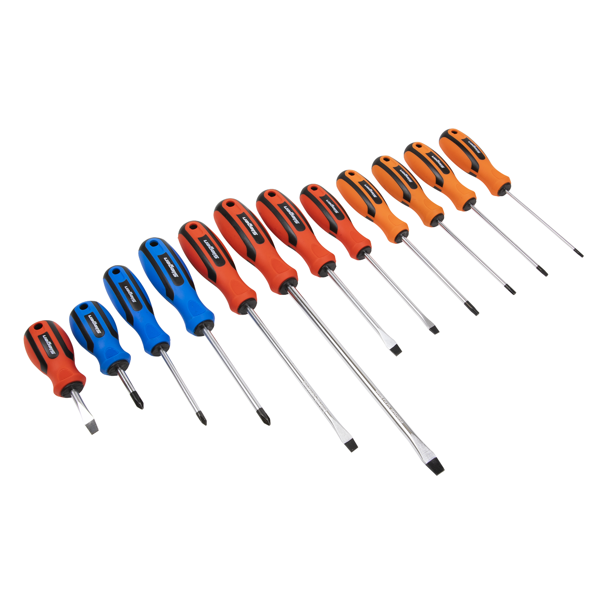 Soft Grip Screwdriver Set 12pc S0616