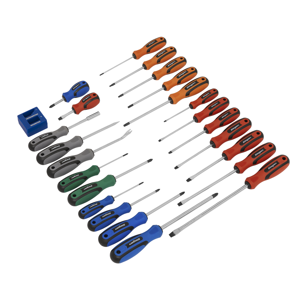 Soft Grip Screwdriver Set 24pc S0617