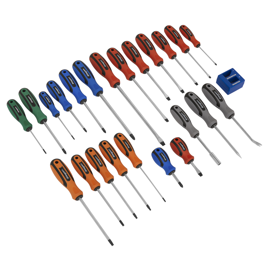 Soft Grip Screwdriver Set 24pc S0617