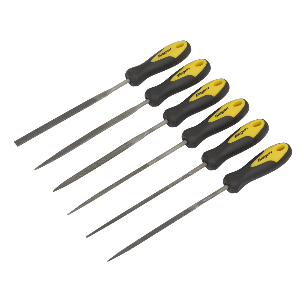 Needle File Set 100mm 6pc S0628