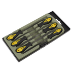 Needle File Set 100mm 6pc S0628
