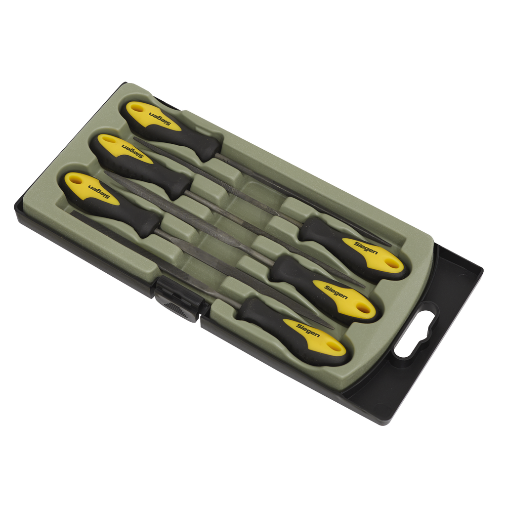 Needle File Set 100mm 6pc S0628