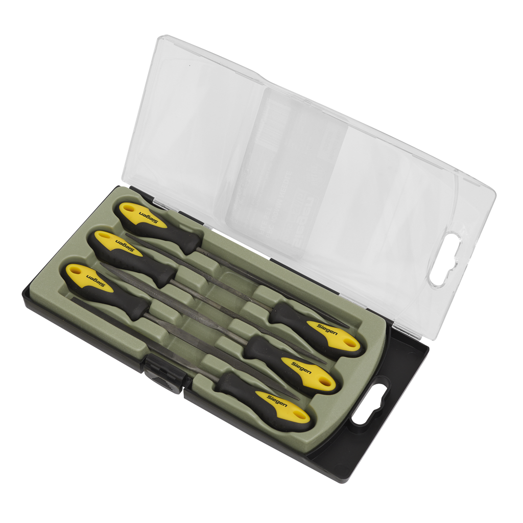 Needle File Set 100mm 6pc S0628