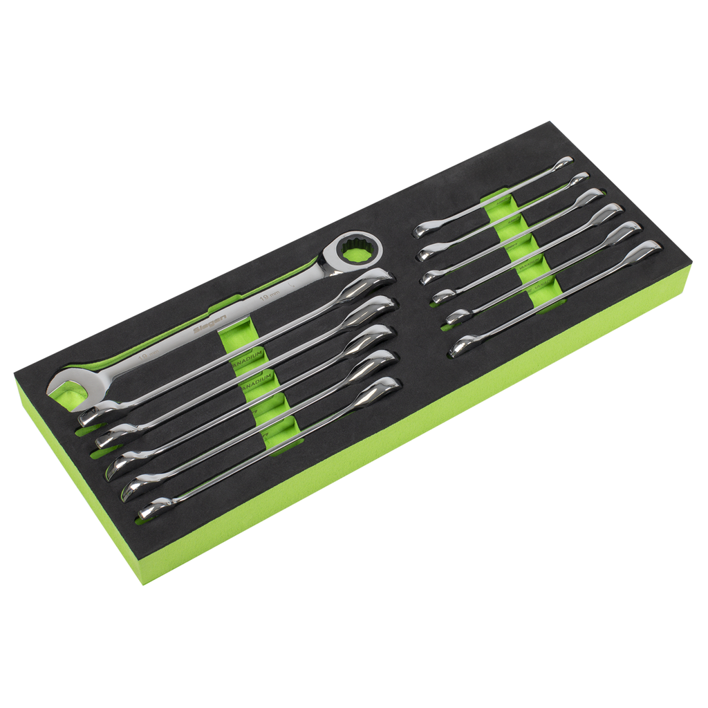 Combination Ratchet Spanner Set 12pc S0634