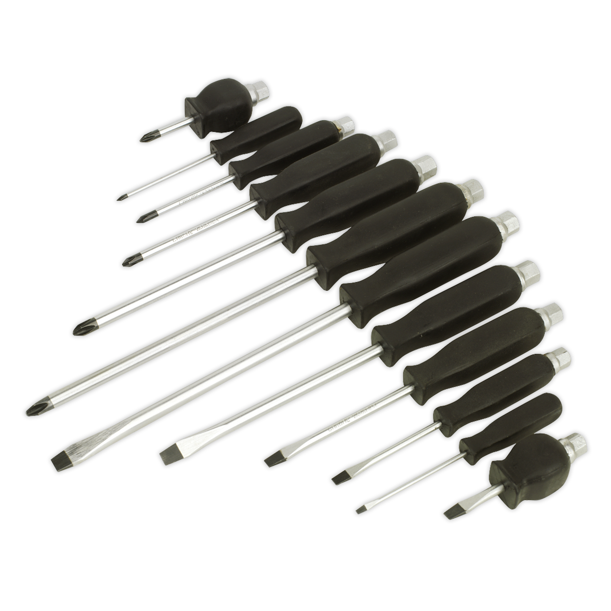 Hammer-Thru Screwdriver Set 12pc S0641