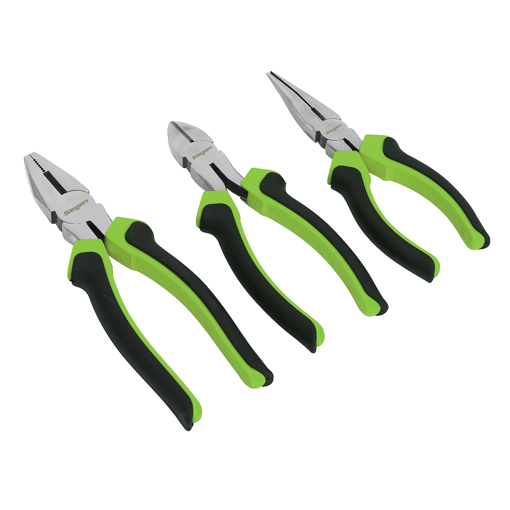 Comfort Grip Pliers Set 3pc S0645