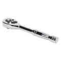 Pear-Head Ratchet Wrench with Flip Reverse 1/4"Sq Drive S0704