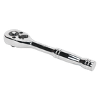 Pear-Head Ratchet Wrench with Flip Reverse 1/4"Sq Drive S0704