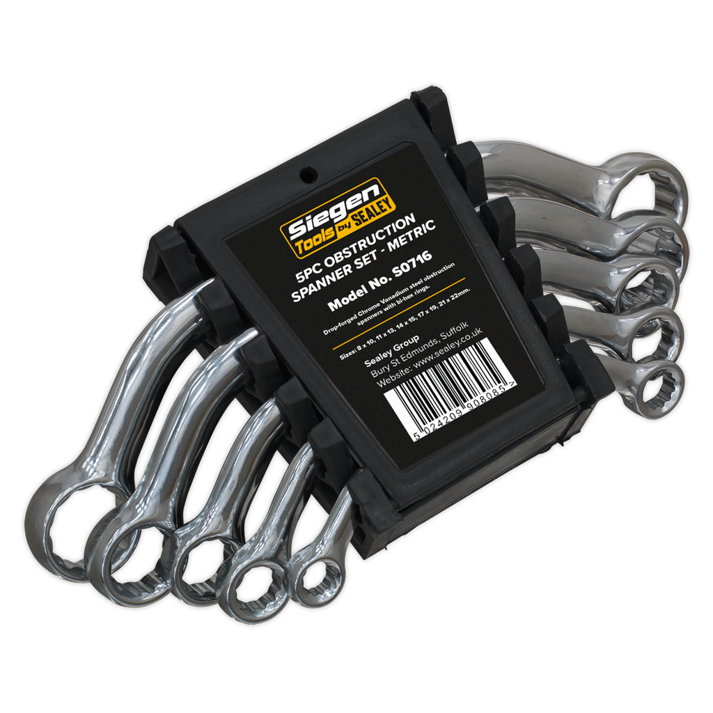 Obstruction Spanner Set 5pc S0716