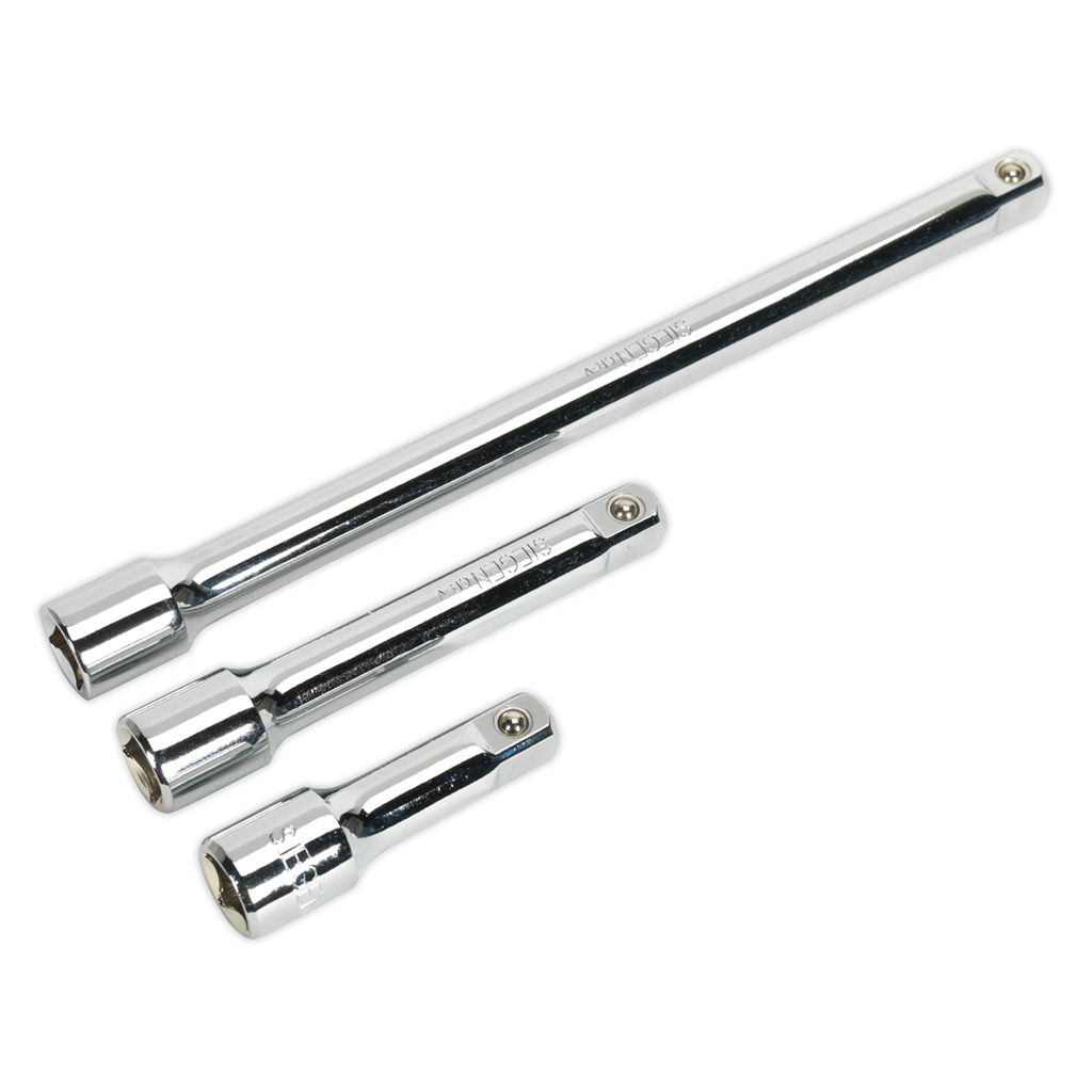 Extension Bar Set 1/2"Sq Drive 3pc S0720