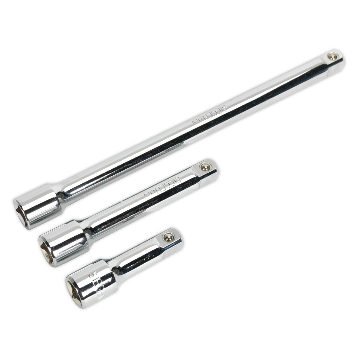 Extension Bar Set 1/2"Sq Drive 3pc S0720