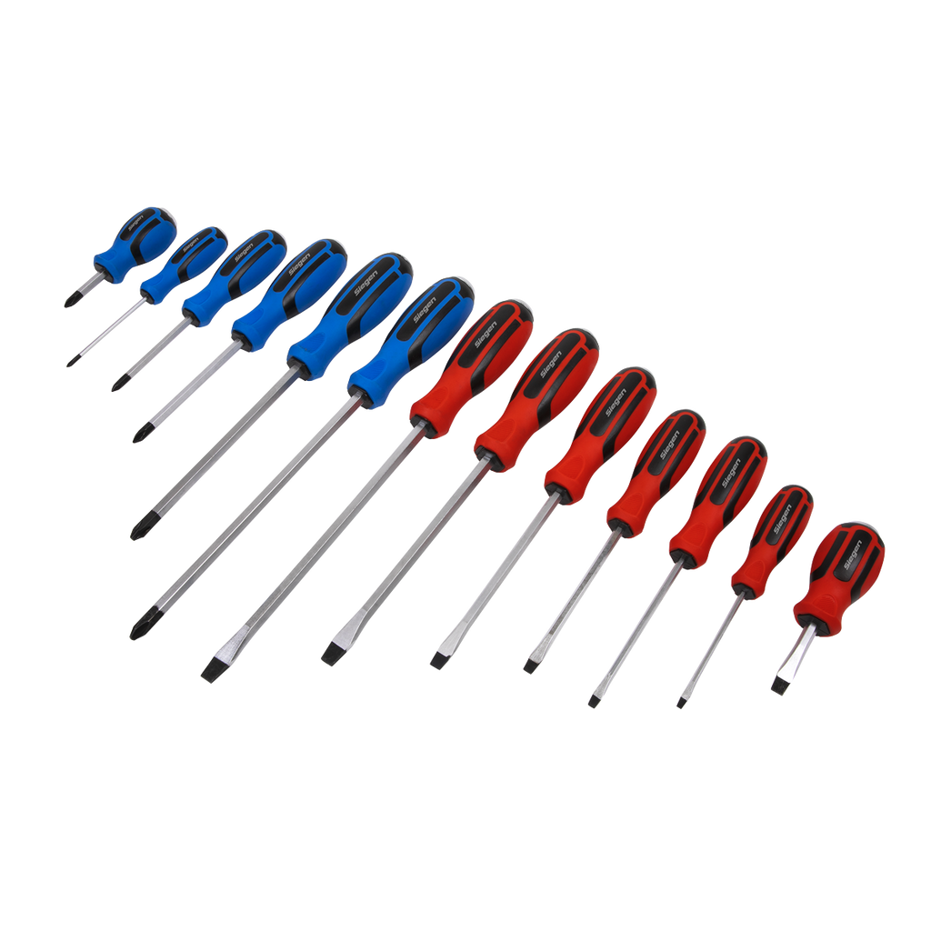 Hammer-Thru Screwdriver Set 13pc S0754