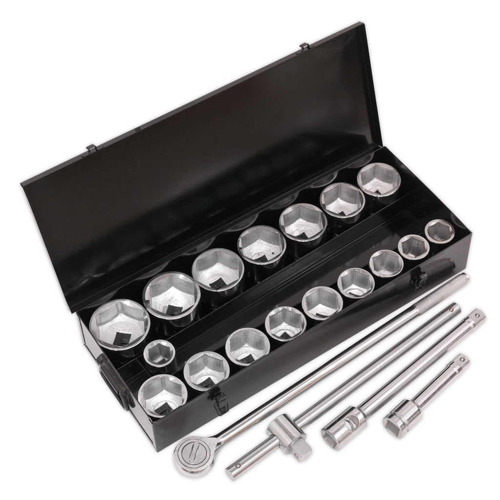 Socket Set 1"Sq Drive 21pc S0768
