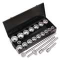 Socket Set 1"Sq Drive 21pc S0768