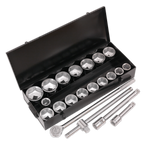 Socket Set 1"Sq Drive 21pc S0768