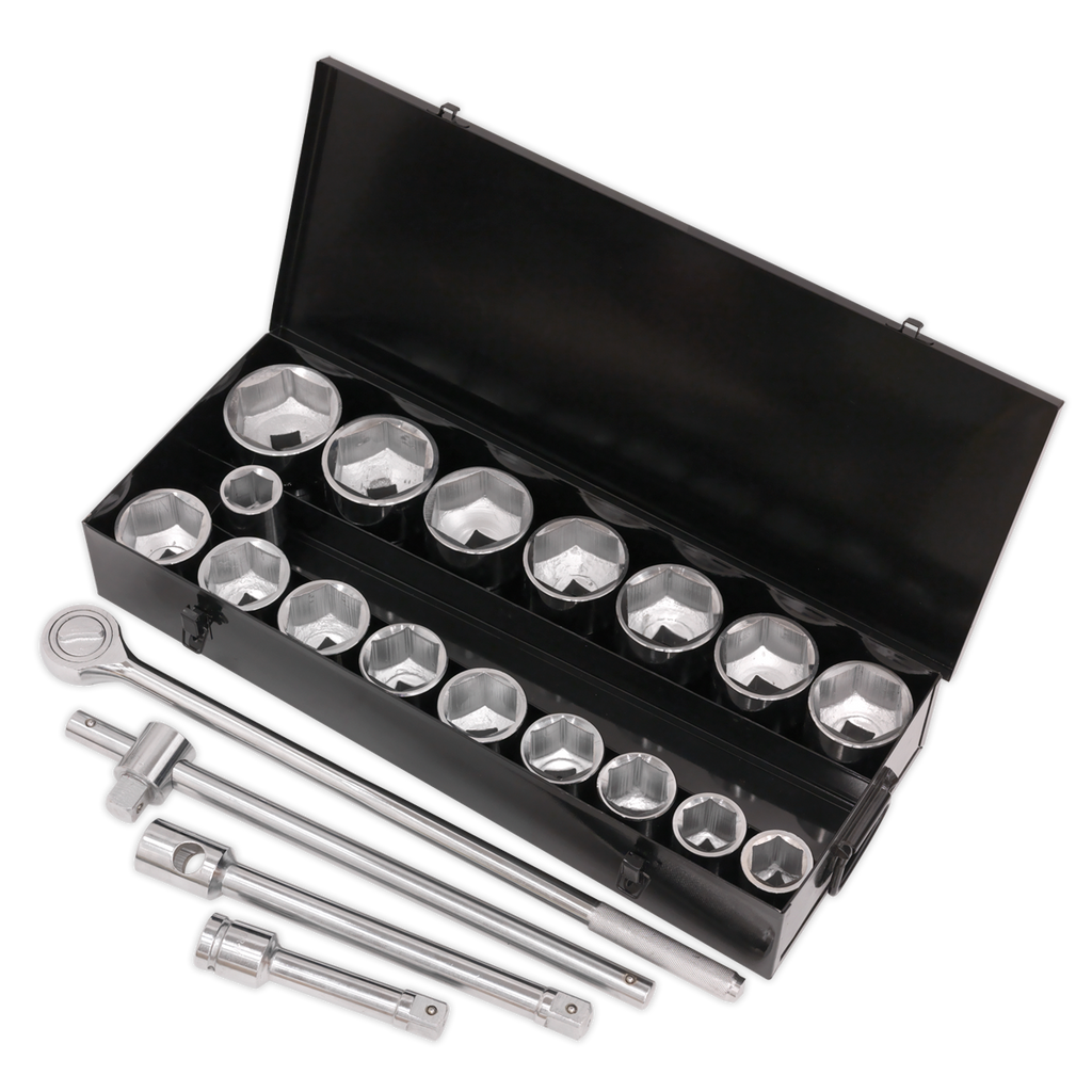 Socket Set 1"Sq Drive 21pc S0768