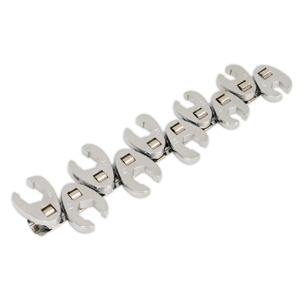 Flare Nut Crow's Foot Wrench Set 3/8"Sq Drive 10pc S0845