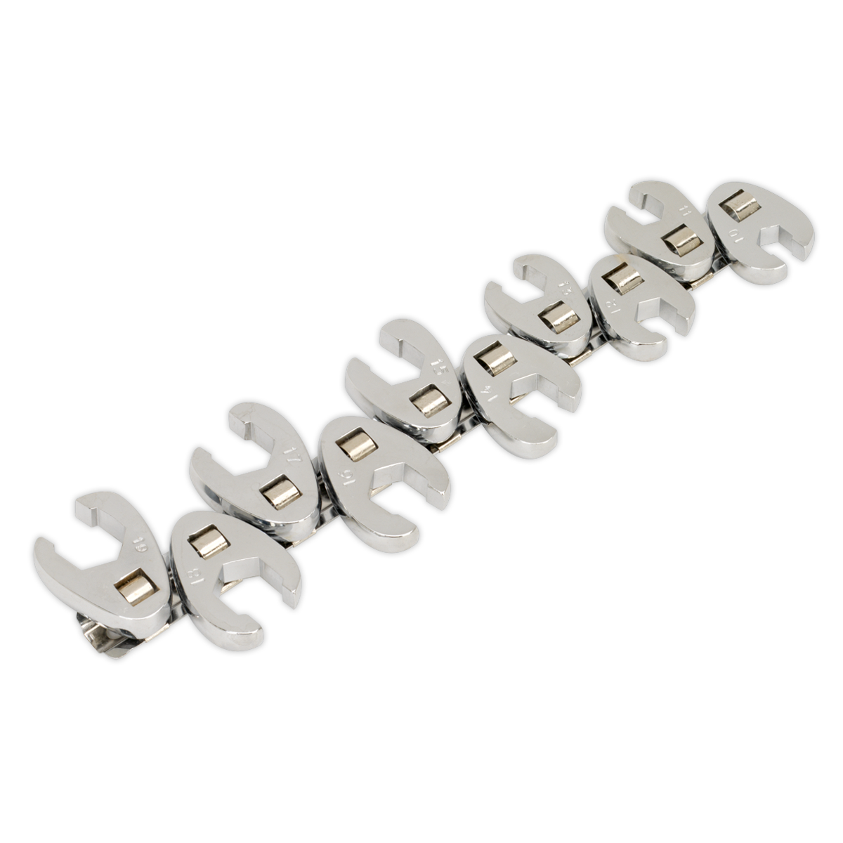 Flare Nut Crow's Foot Wrench Set 3/8"Sq Drive 10pc S0845