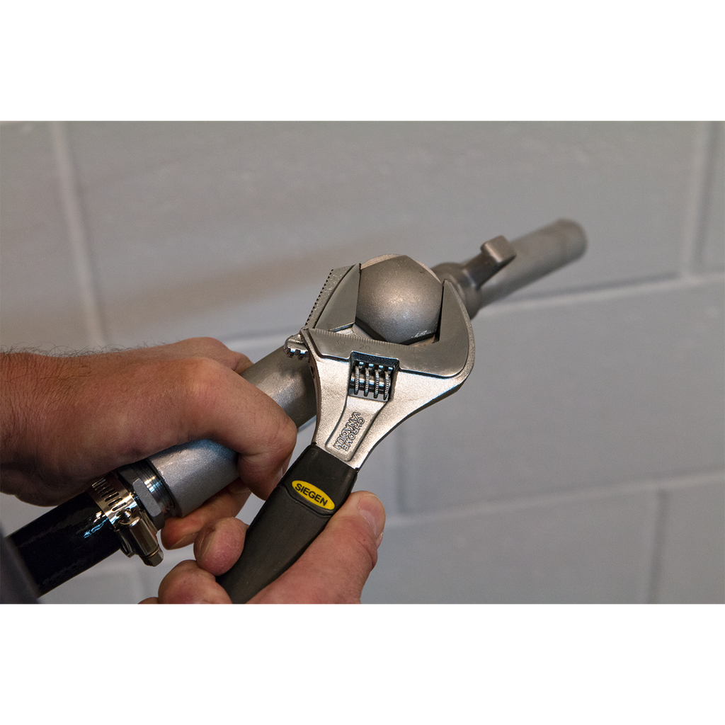 Adjustable Wrench with Extra-Wide Jaw Capacity 200mm S0854