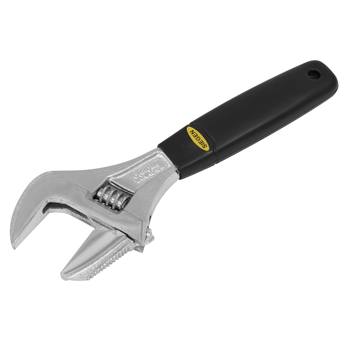 Adjustable Wrench with Extra-Wide Jaw Capacity 200mm S0854