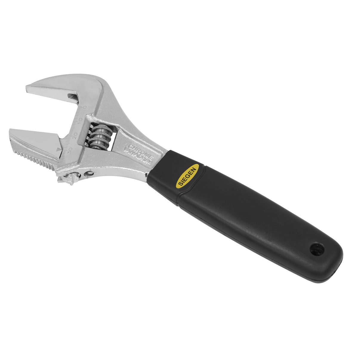 Adjustable Wrench with Extra-Wide Jaw Capacity 200mm S0854