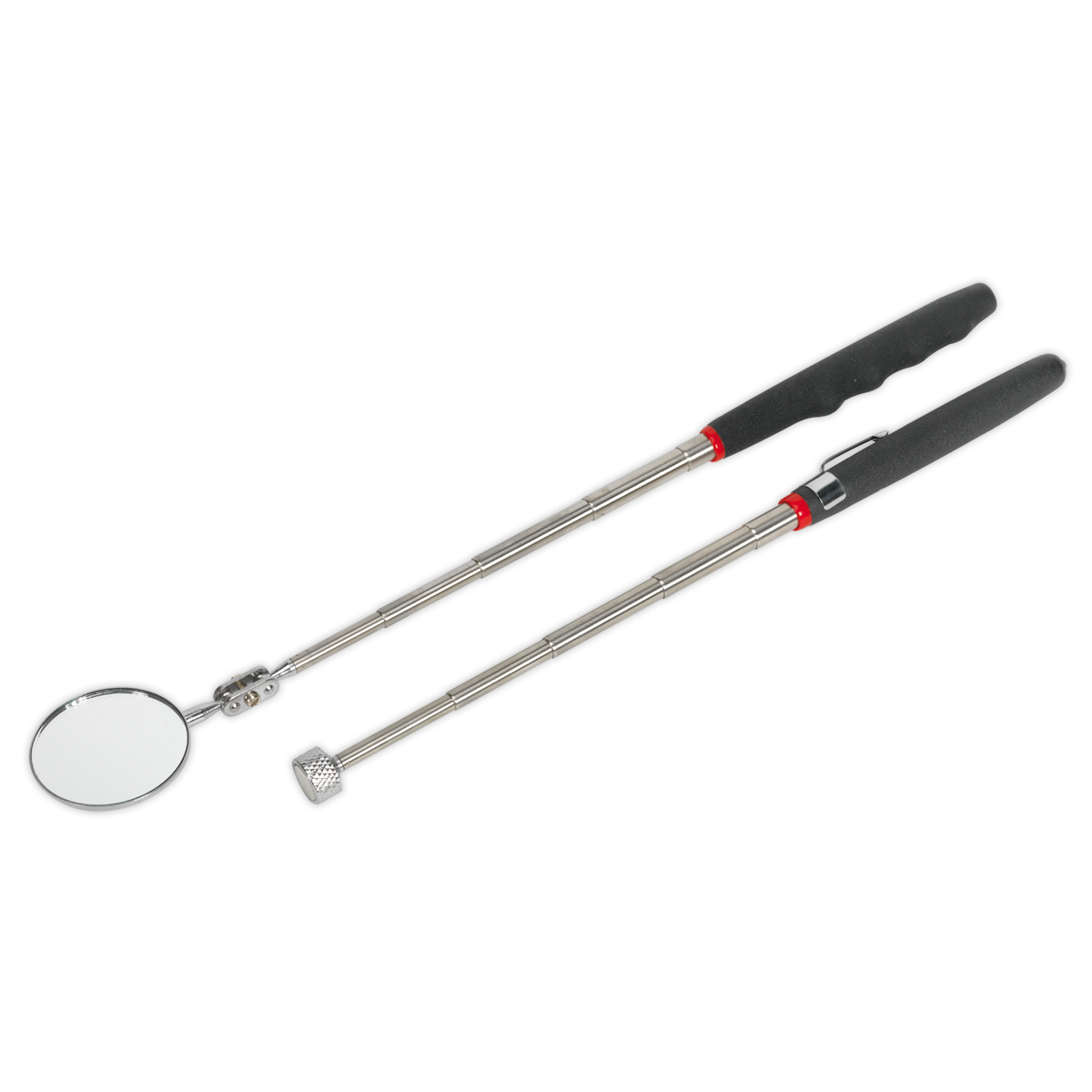 Telescopic Magnetic Pick-Up Tool & Inspection Mirror Set 2pc S0940