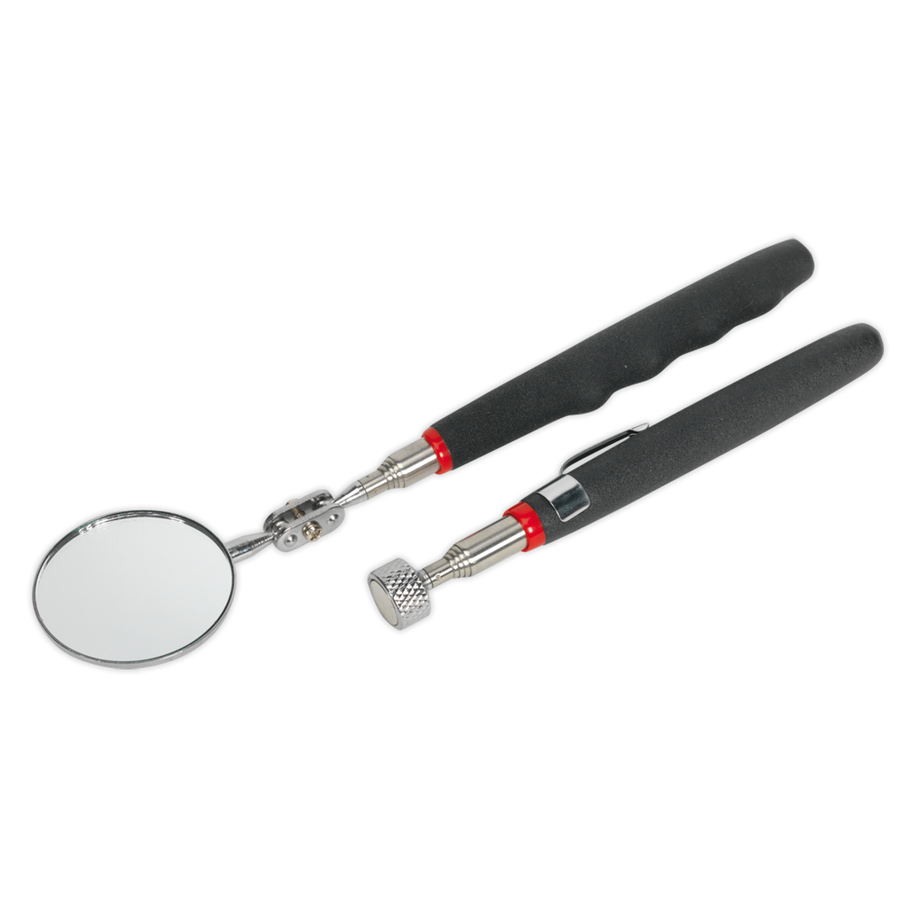 Telescopic Magnetic Pick-Up Tool & Inspection Mirror Set 2pc S0940