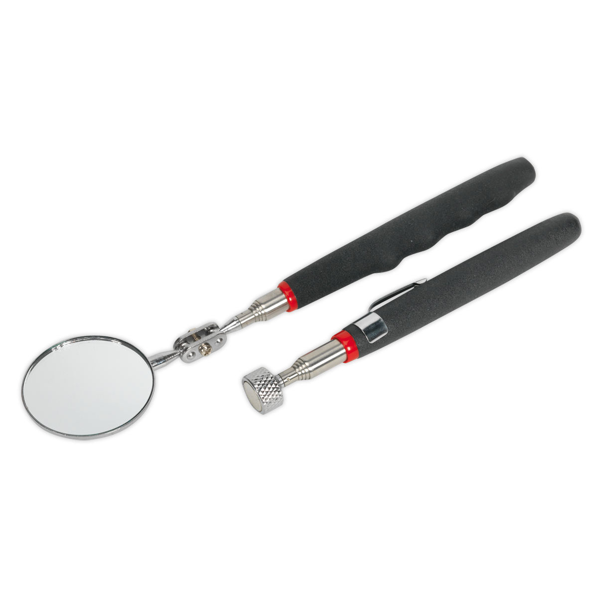 Telescopic Magnetic Pick-Up Tool & Inspection Mirror Set 2pc S0940