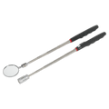 Telescopic Magnetic LED Pick-Up Tool & Inspection Mirror Set 2pc S0941