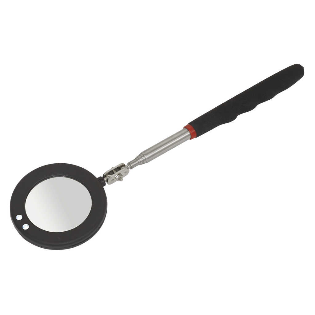 Telescopic Inspection Mirror with LED 75mm S0947