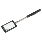 Telescopic Inspection Mirror with 2 LEDs 52 x 83mm S0948