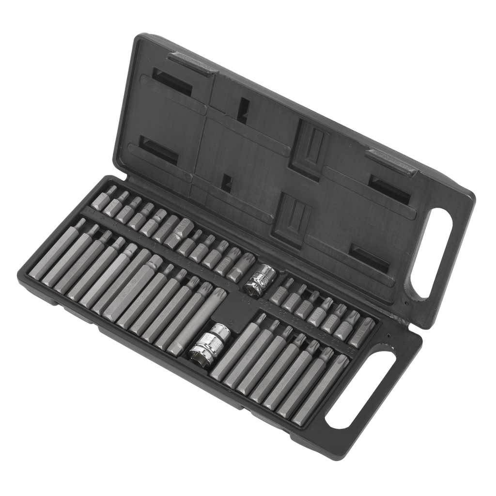TRX-Star*/Hex/Spline Bit Set 3/8" & 1/2"Sq Drive 40pc S0982