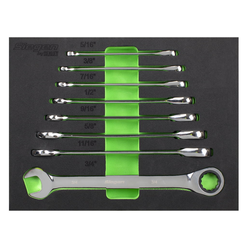 Imperial Combination Ratchet Spanner Set 8pc S0984