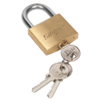 Brass Body Padlock with Brass Cylinder 40mm S0987