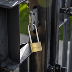 Brass Body Padlock with Brass Cylinder Long Shackle 40mm S0989