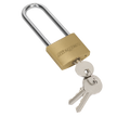 Brass Body Padlock with Brass Cylinder Long Shackle 40mm S0989