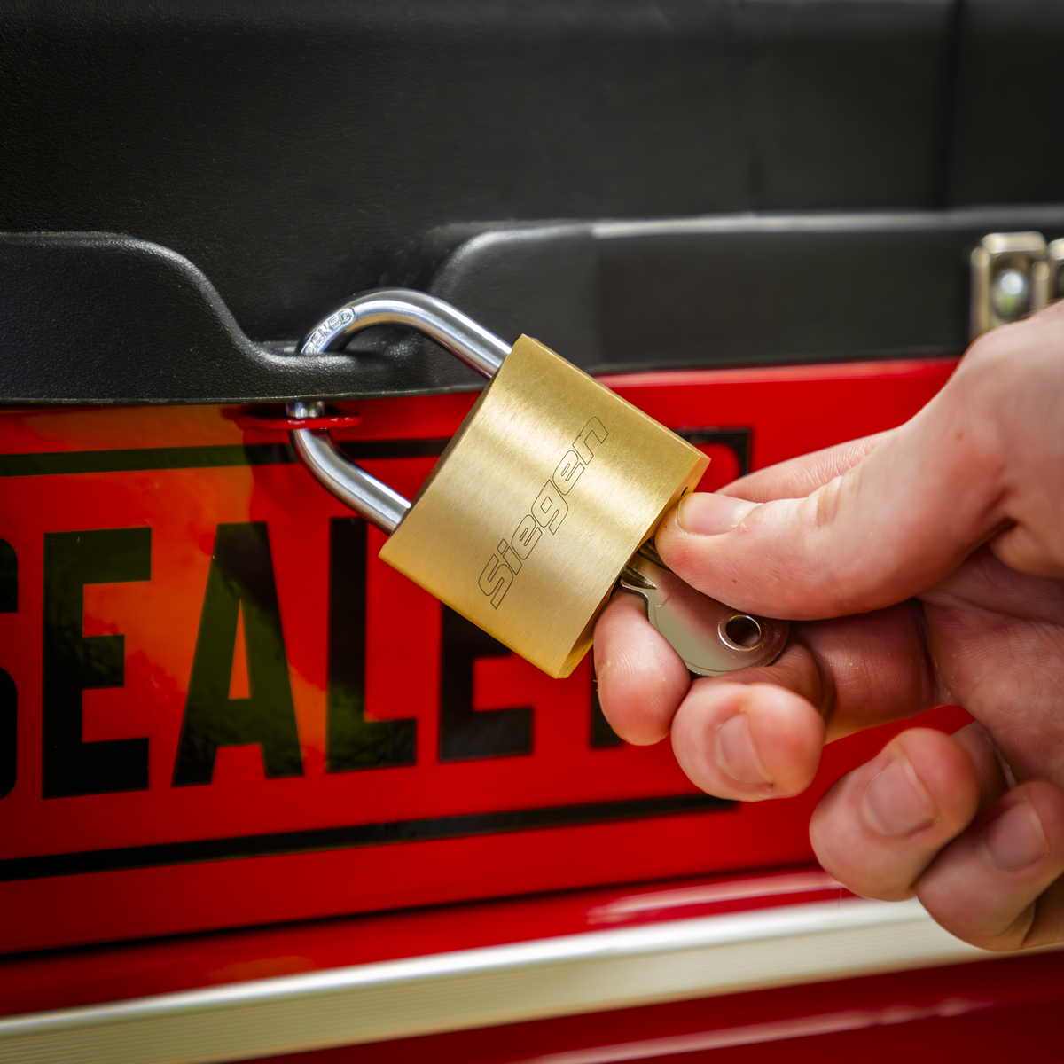 Brass Body Padlock with Brass Cylinder Keyed Alike - Pack of 4 S0992