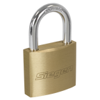 Brass Body Padlock with Brass Cylinder Keyed Alike - Pack of 4 S0992