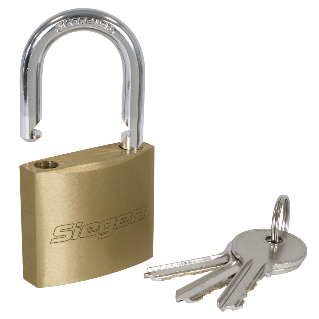 Brass Body Padlock with Brass Cylinder Keyed Alike - Pack of 4 S0992