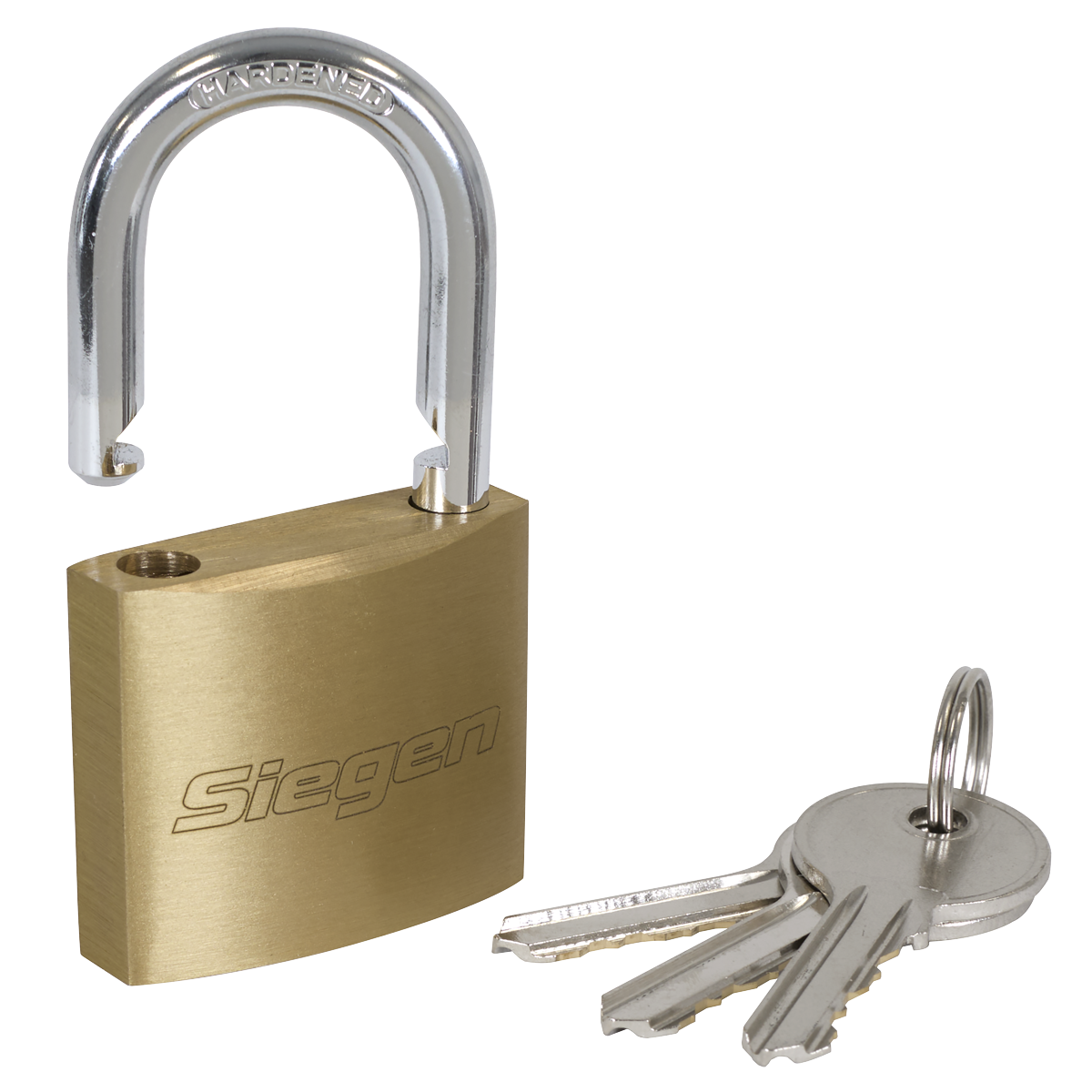Brass Body Padlock with Brass Cylinder Keyed Alike - Pack of 4 S0992