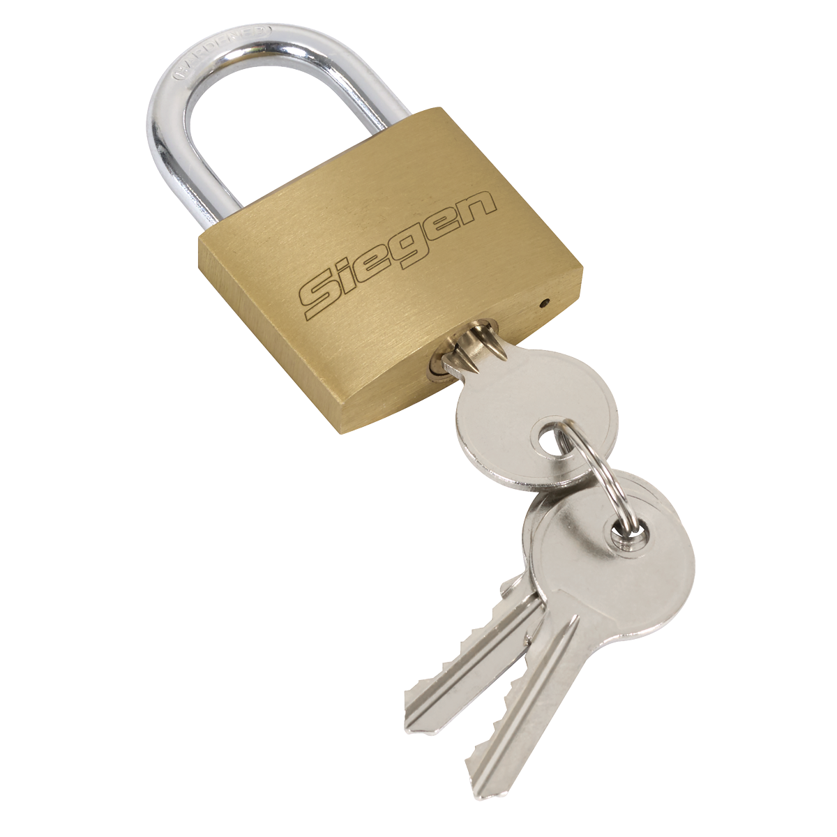 Brass Body Padlock with Brass Cylinder Keyed Alike - Pack of 4 S0992