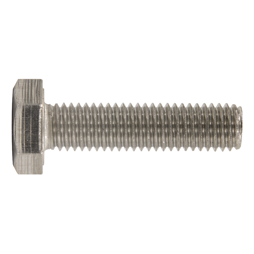 Stainless Steel Hex Head Set Screw DIN 933 - M10 X 40 A2 - Pack of 25 S1040
