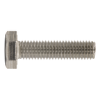Stainless Steel Hex Head Set Screw DIN 933 - M10 X 40 A2 - Pack of 25 S1040