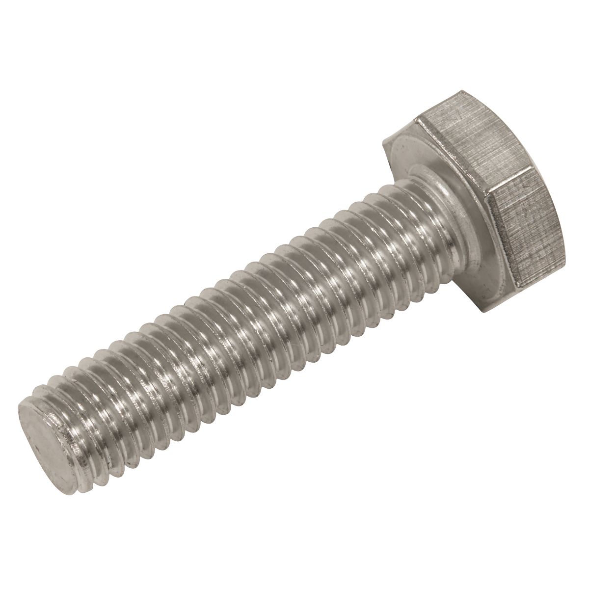 Stainless Steel Hex Head Set Screw DIN 933 - M10 X 40 A2 - Pack of 25 S1040