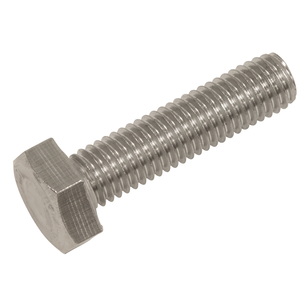 Stainless Steel Hex Head Set Screw DIN 933 - M10 X 40 A2 - Pack of 25 S1040