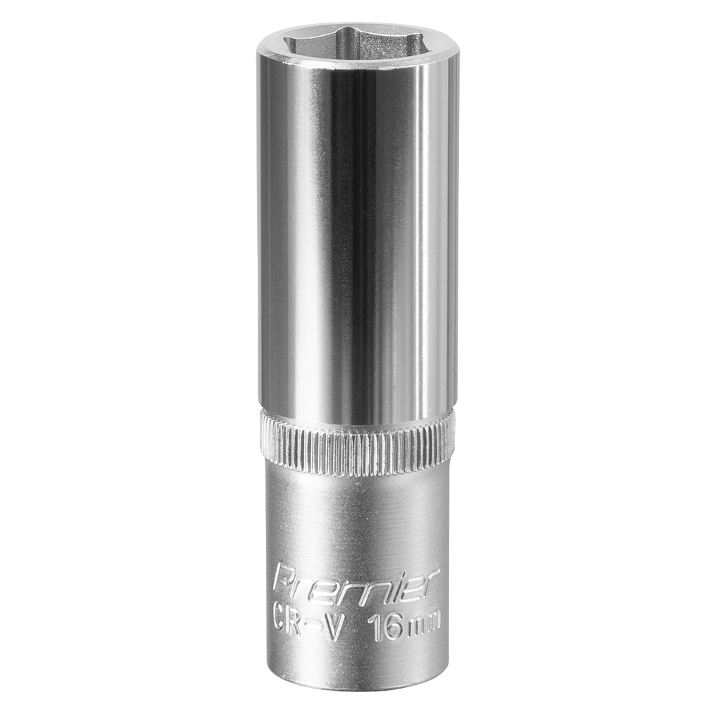 Deep Socket 1/2"Sq Drive 16mm S1216D
