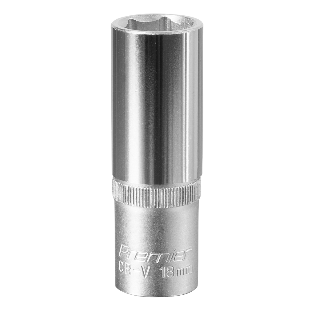 Deep Socket 1/2"Sq Drive 18mm S1218D