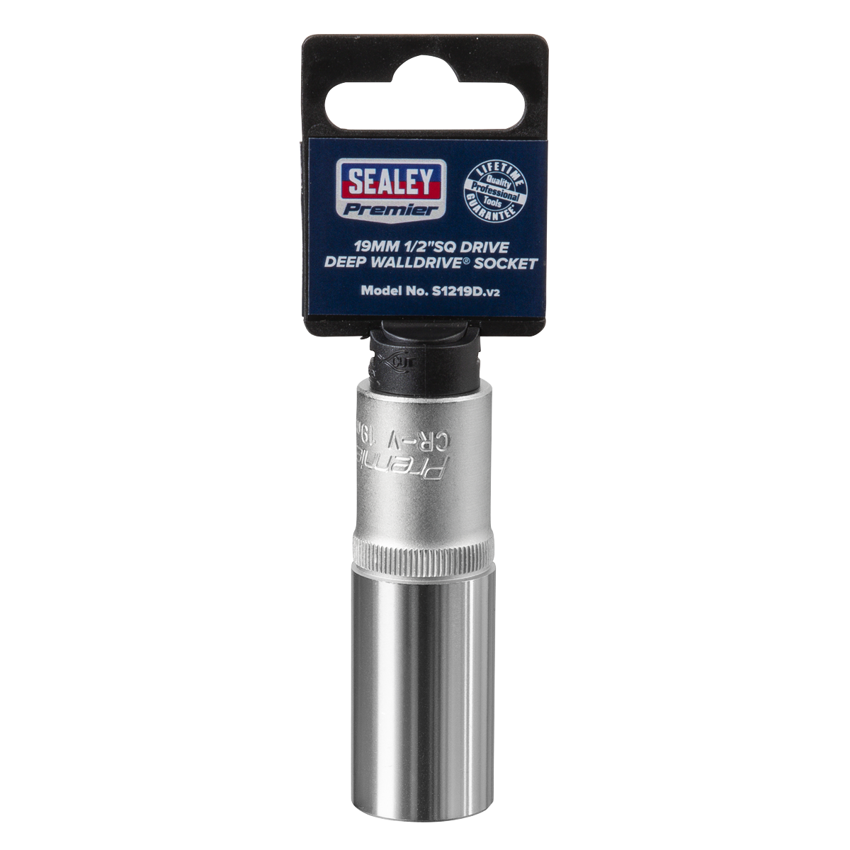 Deep Socket 1/2"Sq Drive 19mm S1219D