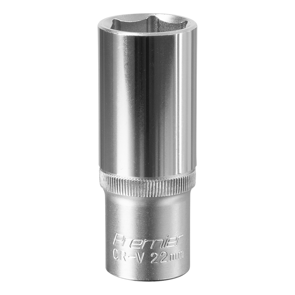 Deep Socket 1/2"Sq Drive 22mm S1222D