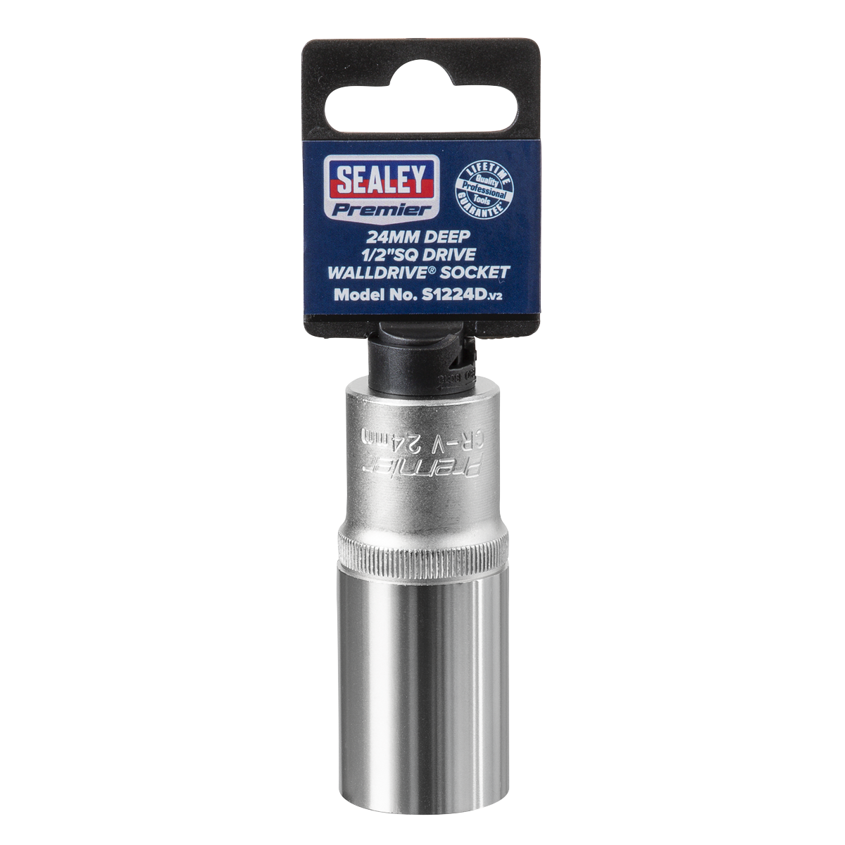 Deep Socket 1/2"Sq Drive 24mm S1224D